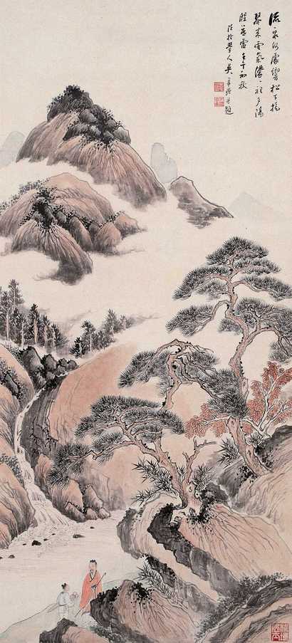 吴子深 山水 立轴